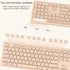 Links9+ 2.4GHz PCMilk Wireless Keyboard and Mouse, Cordless Keyboard Mouse Combo, Optical Mouse, Plug and Play USB