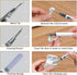 2Pcs Airpod Cleaner Kit, Multi-Function Earbud Cleaning Kit for Airpods Pro 1 2 3, Soft Brush Flocking Sponge for