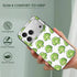 DXITROMI 17 6.3 Inch 17 Compatible with iPhone Pro Case Thin - TPU Cute Broccoli Green Print Pattern Cover Compatible