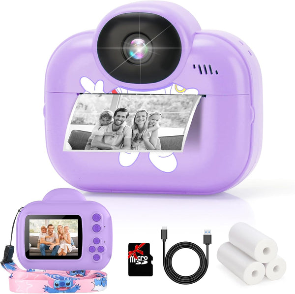 Trayoo Kids Camera Instant Print, Kids Digital Camera Instant, Portable Kids Camera Christmas