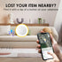 Key Finder 4 Pack with 4 Waterproof Keychains, Bluetooth Tracker & Locator for Keys, Luggage, Remotes, Long Battery