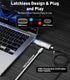 UANTIN (4K 60Hz) Laptop,PS5,XR/AR HDMI to USB C Adapter Uni-Directional HDMI (Source) to Type-C (Display) Male