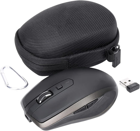 co2CREA Hard Case for Logitech MX Anywhere 3S, 3, 2S, Compact Performance Mouse (Graphite Case)