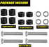 M8 Screws for Samsung TV M8 x 45mm, Pitch 1.25mm TV Mounting Bolts Screws with 25mm Long Spacers Work with Samsung 50" 55" 60" 65" 70" 75" 82" TV by KUNHEHO