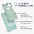 kwmobile Case Compatible with Google Pixel 4a - TPU Silicone Phone Cover with Soft Finish, Mint Matte