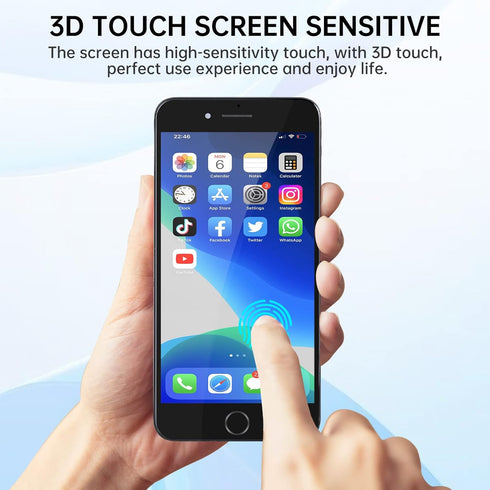 iPhone 7 Plus White Screen Replacement 5.5" with Home Button Assembly, Front Camera, Earpiece Frame, Repair Kit