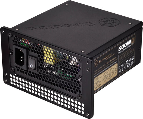 SilverStone Technology PP08 Universal SFX to ATX Power Supply Adapter Bracket, Black