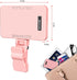 Newmowa 3 2000mAh Pink Rechargeable Selfie Light - Portable Clip-on Video Light for Phone/Laptop/Camera With Smart