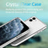 TENOC Phone Case Compatible with iPhone 11, Non-Yellowing Clear Protective Bumper Hard Back Cover for 6.1 Inch