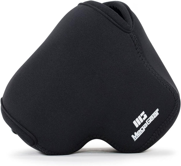 MegaGear ''Ultra Light'' Neoprene Camera Case Bag with Carabiner for Panasonic Lumix DMC-FZ300 Digital Camera (Black)