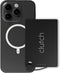 Clutch Pro Portable Charger for iPhone 14 or Older, Magnetic Battery, TSA Approved Travel Charger, Built-in Cable, Black