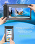 Large Universal Waterproof Phone Pouch, IPX8 Dry Bag with Wide Lanyard for Swimming and Rafting