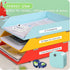 UNOKA Label Tape for Dymo Label Maker Refills, 1/2" x 13ft, White Paper, 5 Pack