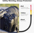 Adjustable Soft Neoprene Camera Neck Strap with Zipped Pockets for Photographers
