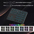 LINKEET 7-Color BT5.0/USB/2.4G 35-Key Tri-Mode Aluminum Numpad LED Backlit, Wireless Rechargeable Number Pad Scissor
