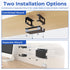 Bedycoon TS4/ TS3 TS5 4/3/5 Metal Under Desk Mount Compatible with CalDigit Plus/ Dock+ Power Bricks Adjustable Under