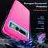 Annymall for Google Pixel 7 Pro Case with 2 Screen Protector,Full Body Shockproof Drop Protection Dustproof Heavy Duty Military Rugged Durable Cover for Google Pixel 7 Pro 6.7" (Pink/Blue)