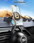 volport 360Adjustable Dashboard Suction Cup Phone Mount for Magsafe: Dual Rotatable Nano Gel Vacuum Magnetic Phone