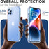 ORIbox Clear Matte Translucent Case for iPhone 12 Pro Max - Lightweight Shock Absorption, Anti-Fingerprint Crystal