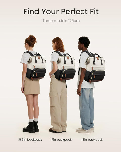 Backpack 15.6 Inch Backpacks Daypack LOVEVOOK Laptop for Women, Work Business Purse With Large Capacity, Waterproof