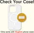 Sonix Magnetic Phone Grip, Glitter - Gold | Removable Silicone Ring Loop Holder Compatible with MagSafe