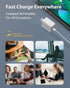 Gigastone 20W USB C Charger Power Essential PD3.0 Fast Charger, Compact USB C Power Adapter for iPhone 16/15/14/13/12