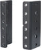 RIVECO 2U Vertical Rack Rails Kit - Heavy Duty Server Rack Mount Rails 2 PCS Black