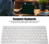 Multi-Device Slim Portable Bluetooth 3.0 Keyboard, 78 Keys Ultra Slim Keyboard for Windows/Android (Russian)