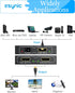 eSynic 4K/30HZ HDMI Splitter, 2 Way HDMI Splitter 1 in 2 Out for HDTV, PS4, Blu-ray Player