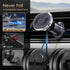 Magnetic Car Mount Air Vent Cell Phone Holder, Universal Vehicle Dash Stand with Clip Hook for iPhone, Samsung, Google