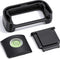 Dpofirs Eye Cup Eyecup Eyepiece Viewfinder & Hot Shoe Cover & Bubble