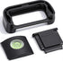 Dpofirs Eye Cup Eyecup Eyepiece Viewfinder & Hot Shoe Cover & Bubble