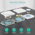 ORIA 3 in 1 Foldable Wireless Charger, Fast Charging Pad with Indicator Light, Foldable Charging Station for iOS, i