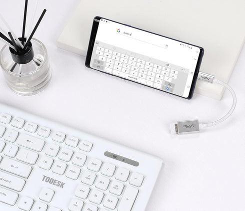 USB C to USB Adapter (2-Pack), USB Type-C to USB 3.0 OTG Converter, Thunderbolt 3 to USB Female Adapter, Compatible