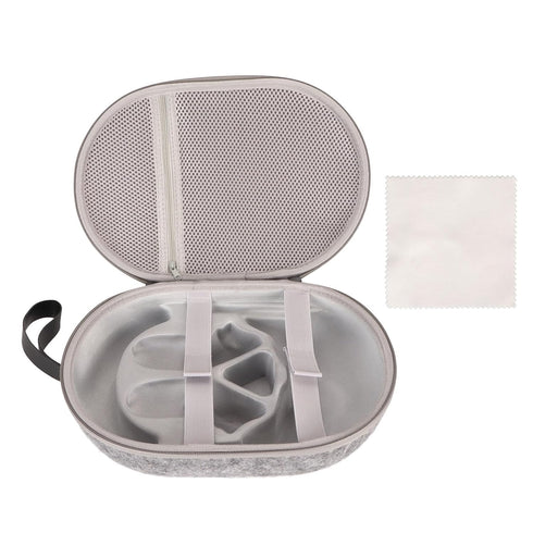 Yunir VR Hard Carrying Case, Premium EVA Multifunctional Travel Case for VR Accessories with Cleaning Cloth