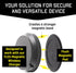 Mob Armor Magnet Flex Plate - Magnetic Phone Mount for iPhone, Android, iPad, Wireless Charging - 2mm Thick Metal Plate