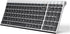 iClever BK10 Bluetooth Keyboard, Multi Device Rechargeable Bluetooth 5.1 with Number Pad, Ergonomic Design, Full Size