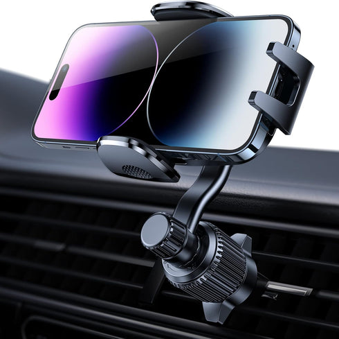 Car Vent Phone Mount, Hands-Free Universal Extension Clip Air Phone Holder for All Phones iPhone Samsung, Never