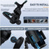 15W Qi Wireless Car Charger Mount Holder for Samsung Galaxy Z Fold Series, iPhone 15 Pro Max, Auto Clamp Fast Charger