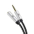 Cable Matters 2-Pack Headset Extension Cable 10 ft (3.5mm/TRRS) with Mic Support in Black