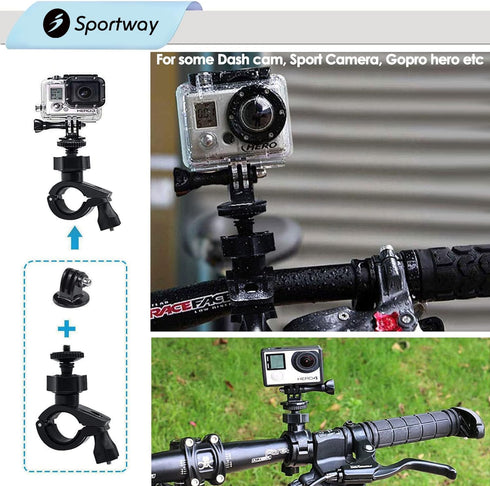 Bike Bracket Bicycle Mount Holder for GoPro Hero, Outdoor Portable Bluetooth Speakers/Cameras