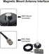 HYS 5M/16.4ft RG58 NMO Magnetic Base Mount with Cable BNC Male Connector for Cobra Midland Uniden Hand Held CB