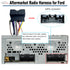 16Pin 2011-2020 16Pin F150 250 350 450 550 ISO Aftermarket Radio Harness Adapter for Ford with Radio Antenna Adapter
