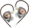 KZ EDX PRO X HiFi Earbuds, Sports Dynamic in-ear Headphone, 0.75 Pin Cable, Powerful Bass for Audiophiles (Gray,