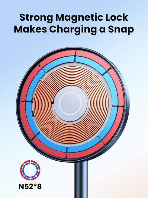 UGREEN MagFlow 2-in-1 Magnetic Wireless Charging Station for iPhone 16 15 14 13 12 Series