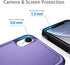 Heavy Duty Protection Case for iPhone XR, Shockproof Dropproof Dustproof Anti-Scratch Cover (Purple)