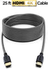 PowerBear 4K HDMI Cable 25 ft, 2 Pack, High Speed with Braided Nylon & Gold Connectors for PS5, Xbox One