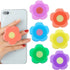 6 Pieces Flower Phone Grips, Colorful Finger Phone Stand for Most Smartphones and Tablets
