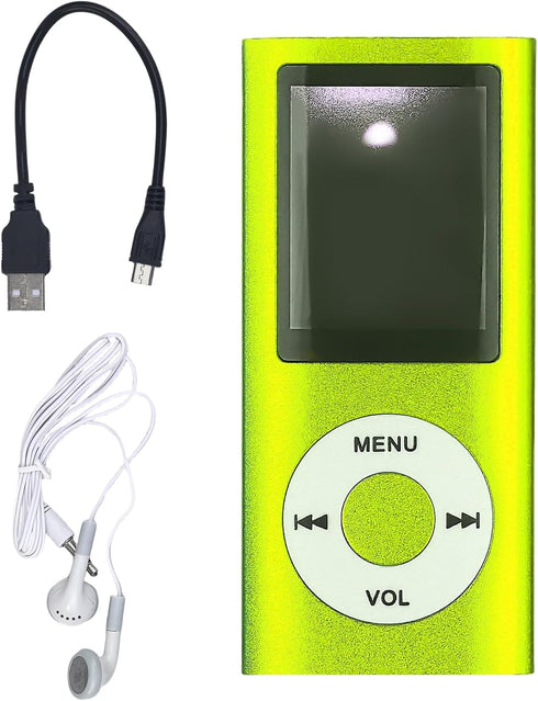 Flylin MP3 Player,Portable Multifunctional MP3 Digital Music Player,1.8 Inch LCD Music-Player with Earphone,Build-in