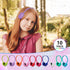 10 Pack 3.5mm (10 Headphones for Kids School Classroom Bulk Multi Colored,Wired Adjustable Student Headphones with Plug